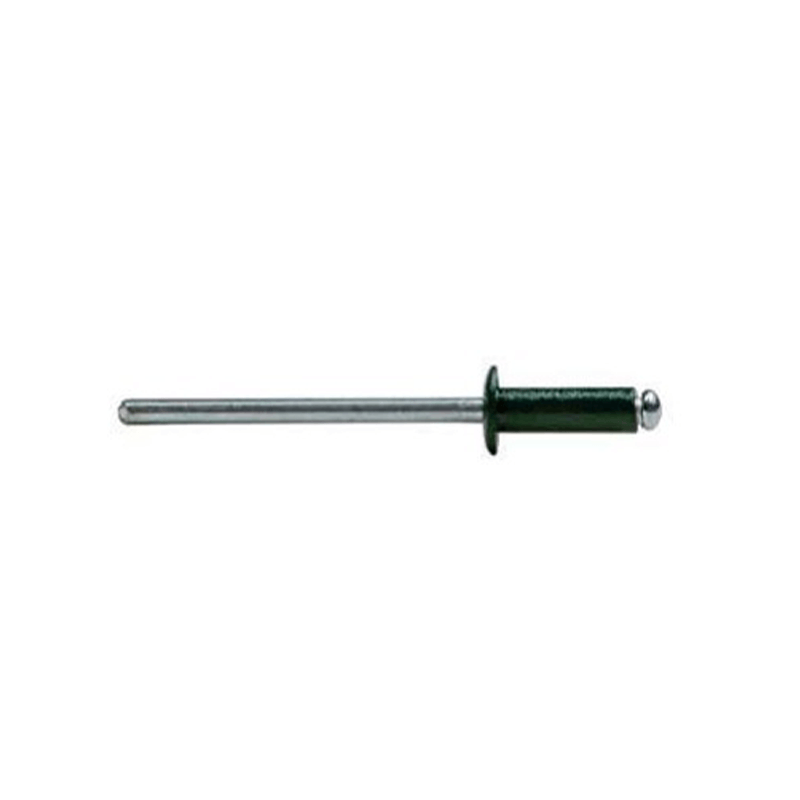 Rebite Standard Alumínio/Aço 3,2x10mm Verde RAL 6005 BRALO Rebite Standard Alumínio/Aço 3,2x10mm Verde RAL 6005 BRALO
