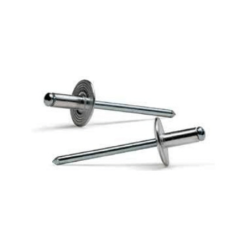 Rebite Standard Cabeça Larga Alumínio/Aço 4,8X10mm BRALO
