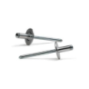 Rebite Standard Cabeça Larga Alumínio/Aço 4,8X10mm BRALO