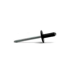 Rebite Standard Alumínio/Aço 4,8x14mm Preto BRALO
