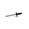 Remache Standard Aluminio/Acero 4,8x14mm Negro BRALO