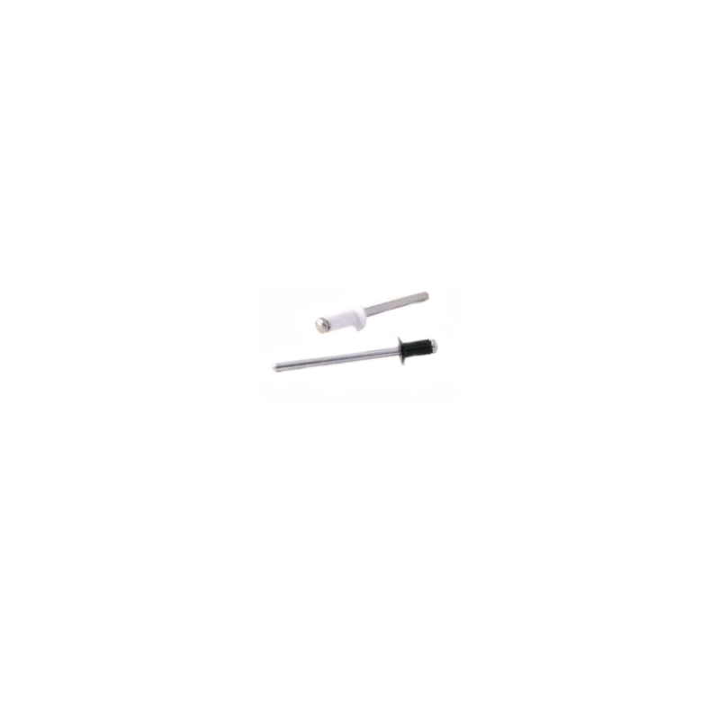 Rebite Standard Alumínio/Aço 4,8x18mm Preto BRALO Rebite Standard Alumínio/Aço 4,8x18mm Preto BRALO