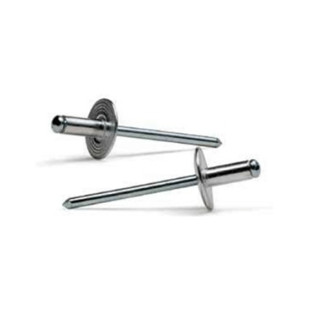 Rebite Standard Cabeça Larga Alumínio/Aço 4x10mm BRALO