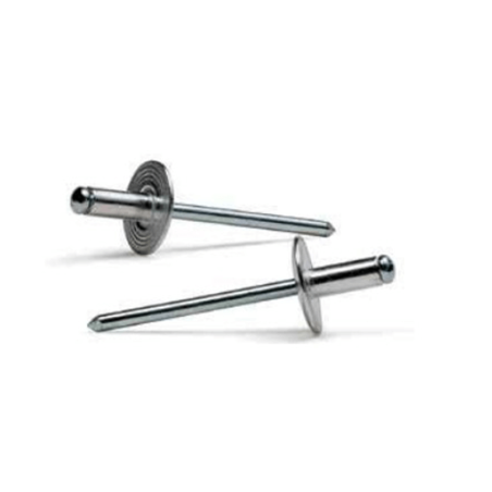 Rebite Standard Cabeça Larga Alumínio/Aço 4,8x30mm BRALO