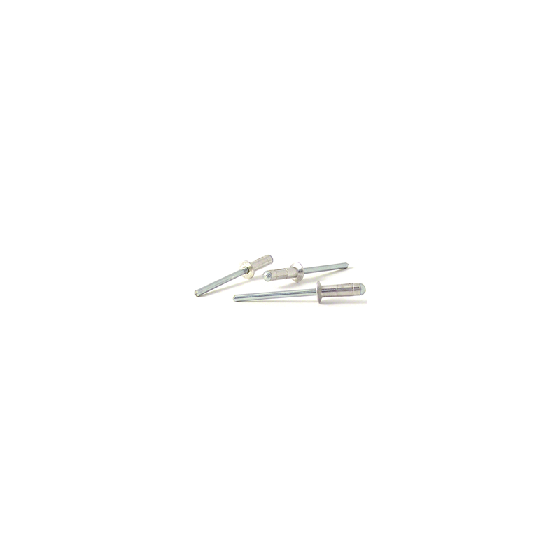 Rebite Multigrip Alumínio/Aço Cabeça de Embeber 120º 48x11mm BRALO