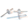 Rebite Multigrip Alumínio/Aço Cabeça Larga 48x25mm BRALO