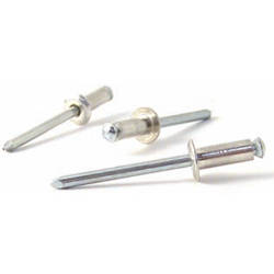 Rebite Alumínio/Aço Flor Cabeça Boleada 4X10mm BRALO
