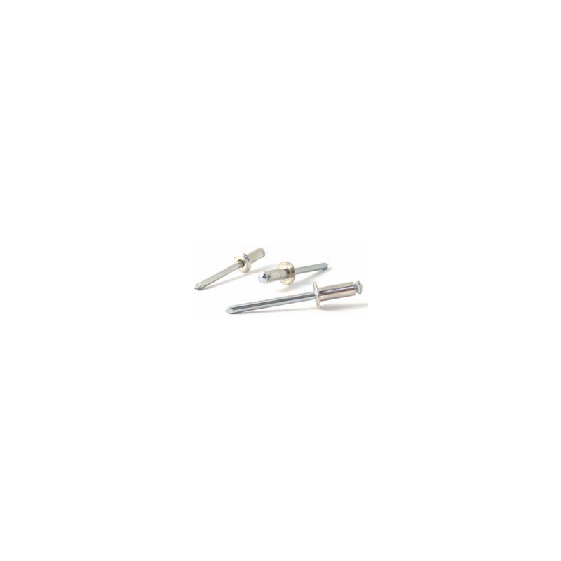 Rebite Alumínio/Aço Flor Cabeça Boleada 4X10mm BRALO