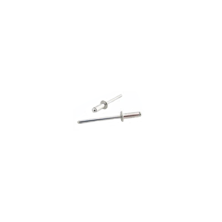 Rebite Standard Cabeça Boleada Aço/Aço 3,x6mm BRALO