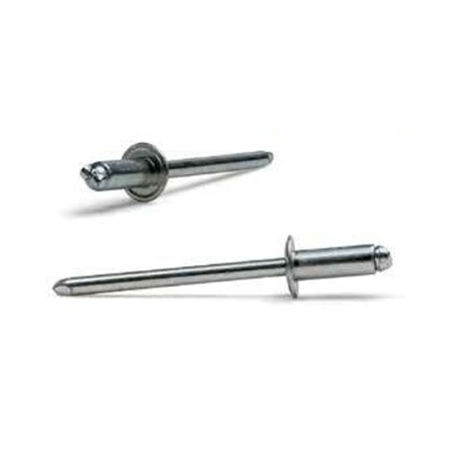 Rebite Standard Cabeça Boleada Aço/Aço 4x8mm BRALO