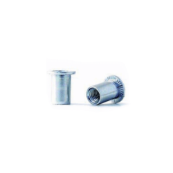 BRALO Nut M6 Smooth Steel Head Large Head Open Bottom