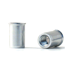 BRALO M5 Flat Steel Nut Fine Head Open Bottom