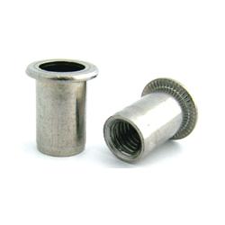 BRALO Nut M8 Stainless Steel A2 Smooth with Wide Head Open Bottom