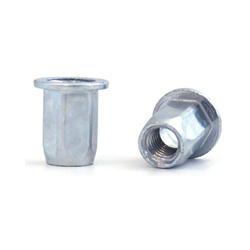 BRALO M5 Hexagonal Steel Nut Broad Head Open Bottom