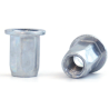 BRALO M5 Hexagonal Steel Nut Broad Head Open Bottom