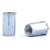BRALO Hexagonal Steel Nut M8 Fine Head Fine Bottom Open Ended