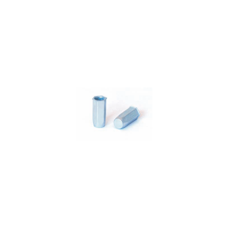 BRALO Hexagonal Steel Nut M6 Fine Head Fine Bottom 8,95MM