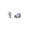 BRALO M4 Grooved Nut Steel Large Head Open Bottom