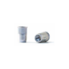 BRALO M4 Grooved Nut in Steel Fine Head Open Bottom