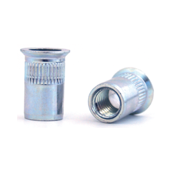 BRALO M5 Grooved Nut with Countersunk Head Open Bottom