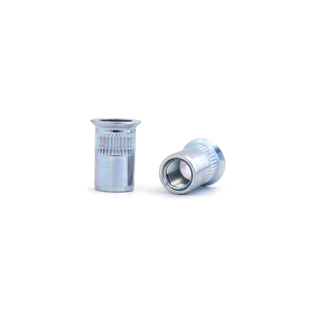 BRALO M5 Grooved Nut with Countersunk Head Open Bottom
