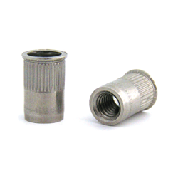 BRALO Stainless Steel Nut A2 Fine Head Fine Grooved Open End 14,50X8,90