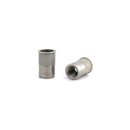 BRALO Stainless Steel Nut A2 Fine Head Fine Grooved Open End 14,50X8,90