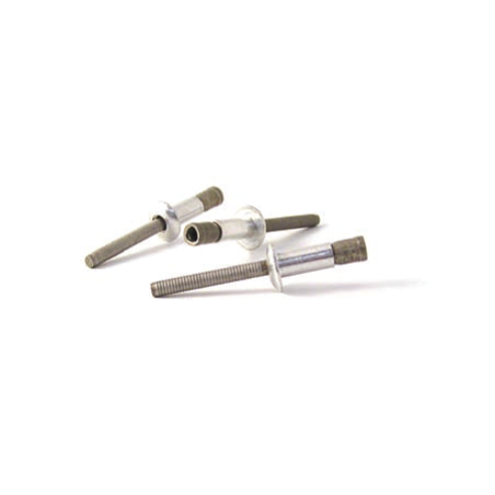 Rebite Hardlock Cabeça Boleada Alumínio/Alumínio 6,5x20mm BRALO
