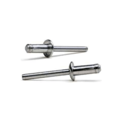 Rebite Hardlock Cabeça Boleada Alumínio/Alumínio 6,5x20mm BRALO
