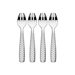 Set of 4 Oyster and Clam Forks - Colombina fish