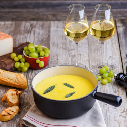 Fondue Saucepan Black 18cm - Classic