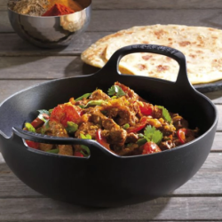 Travessa Ferro Fundido 24cm Preto - Balti