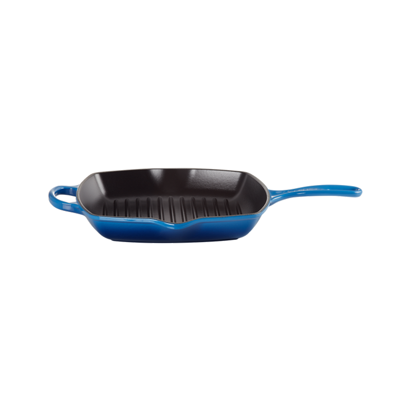 Cast Iron Square Grillit 26cm - Azure Cast Iron Square Grillit 26cm - Azure