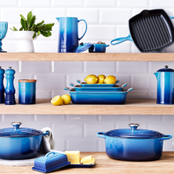 Cast Iron Square Grillit 26cm - Azure