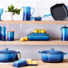 Cast Iron Square Grillit 26cm - Azure