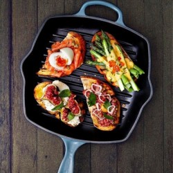 Square Skillet 26cm Mist Grey - Signature