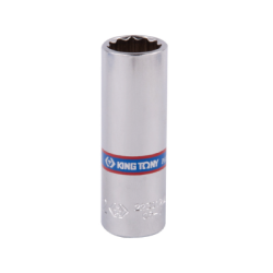 KING TONY 1/4' 6 Points Metric Deep Socket 8mm