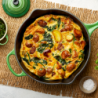 Cast Iron Deep Skillet 26cm - Bamboo