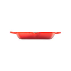 Cast Iron Deep Square Grill 30cm Cerise