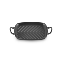 Grelha Rectangular Rasa Preto 30cm - Signature