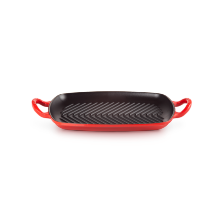 Shallow Rectangular Grill 30cm Cerise