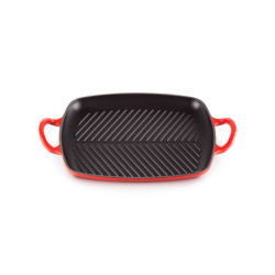 Shallow Rectangular Grill 30cm Cerise