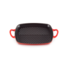 Shallow Rectangular Grill 30cm Cerise