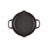Deep Round Grill 25cm Black