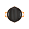 Cast Iron Deep Round Grill 25cm Volcanic