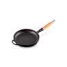 Low Frying Pan Wooden Handle Black Mate 24cm - Signature
