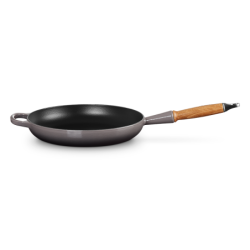 Frying Pan with Wooden Handle Flint 28cm - Signature