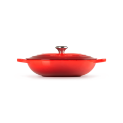 Cast Iron Oblong Casserole 31cm Cerise