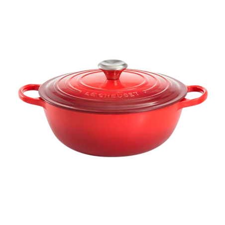 Caçarola Marmita de Ferro Fundido 32cm Cereja
