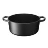 Tacho Cocotte Redonda 22cm Preto Fosco - Evolution
